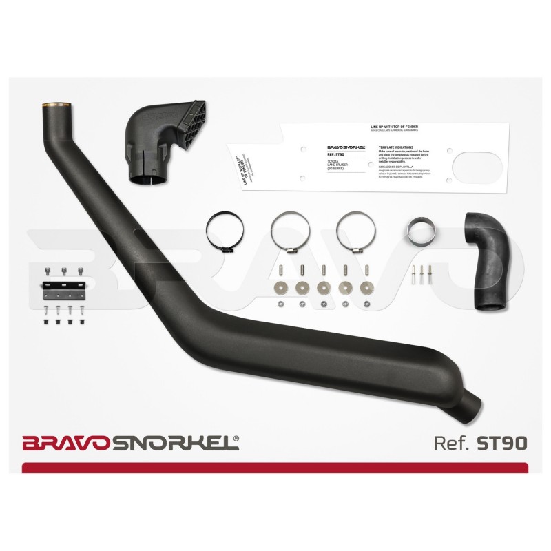 Snorkel Bravo Toyota Land Cruiser KZJ90.95 1996-2002 Snorkel Bravo Toyota Land Cruiser KZJ90.95 1996-2002