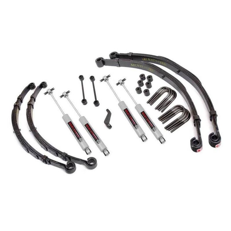 Kit suspension avec réhausse +10 cm Rough Country Jeep CJ de 1976 à 1981 Kit suspension avec réhausse +10 cm Rough Country Jeep CJ de 1976 à 1981