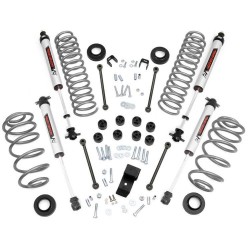 Kit suspension Rough Country +3,25" avec amortisseurs Premium V2 pour Jeep Wrangler TJ