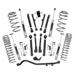 Kit suspension Rough Country X-Flex +3,25" pour Jeep Wrangler TJ