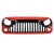 Grille de calandre OFD Angry Eyes Rouge Jeep Wrangler JK 2007-2017