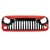 Grille de calandre OFD Angry Eyes Rouge Jeep Wrangler JK 2007-2017