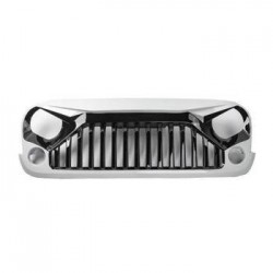 Grille de calandre OFD Angry Eyes Blanc Brillant Jeep Wrangler JK 2007-2017