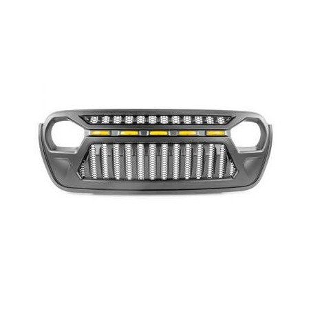 Grille de calandre OFD Angry Eyes avec éclairage Jeep Wrangler JL 2018-2022