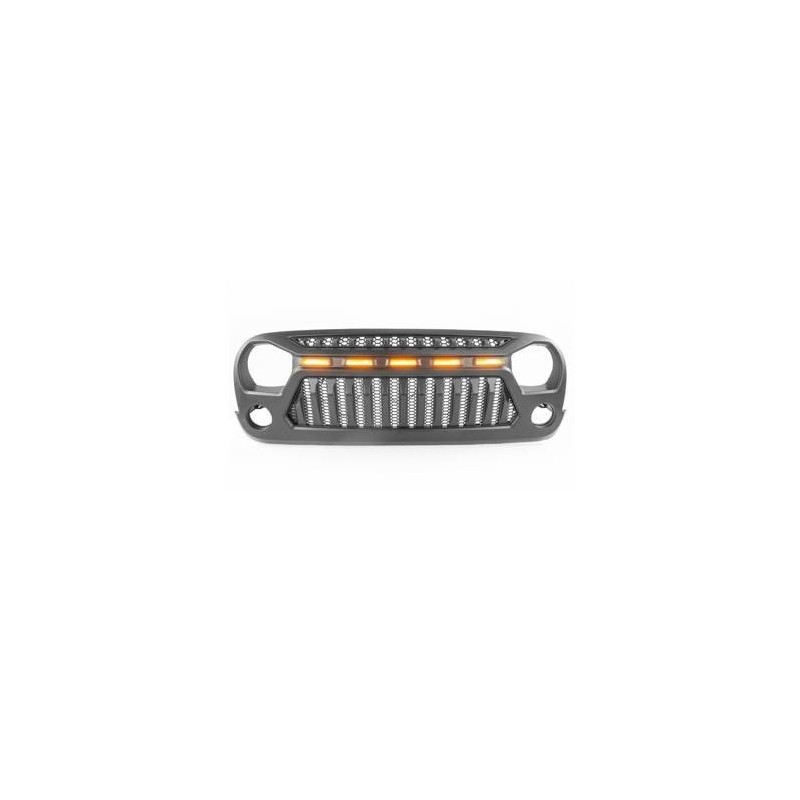 Grille de calandre OFD Angry Eyes avec éclairage Jeep Wrangler JK 2007-2017 Grille de calandre OFD Angry Eyes avec éclairage Jeep Wrangler JK 2007-2017