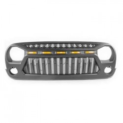 Grille de calandre OFD Angry Eyes avec éclairage Jeep Wrangler JK 2007-2017