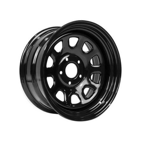 8x16 acier gloss black OFD Sputnik 5X127 ET12