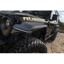 Extensions d'ailes Bushwacker HyperForm Flat Jeep Wrangler JL 2/4 portes 2018-2022