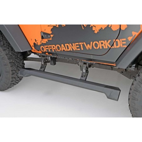 Marchepieds motorisés rétractables T-Max pour Jeep Wrangler JK 2 portes