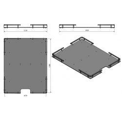 Plateau de benne coulissant acier Road Ranger pour tous pickup