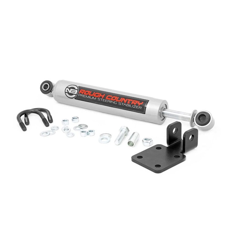 Amortisseur de direction renforcé Rough Country N3 pour Jeep Cherokee XJ Amortisseur de direction renforcé Rough Country N3 pour Jeep Cherokee XJ