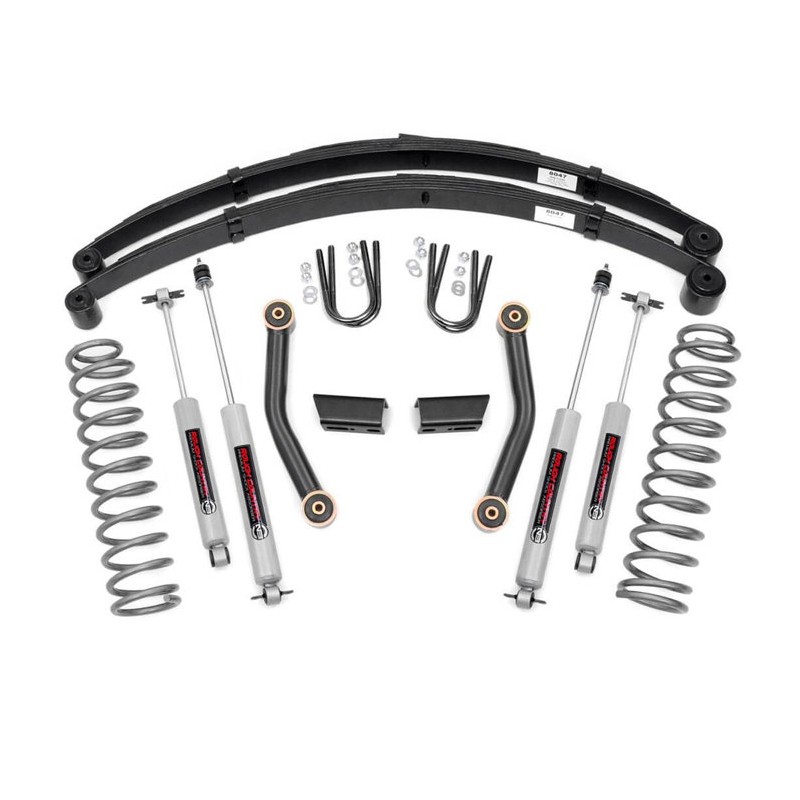 Kit suspension Rough Country +3" 630XN2 Jeep Cherokee XJ Kit suspension Rough Country +3" 630XN2 Jeep Cherokee XJ