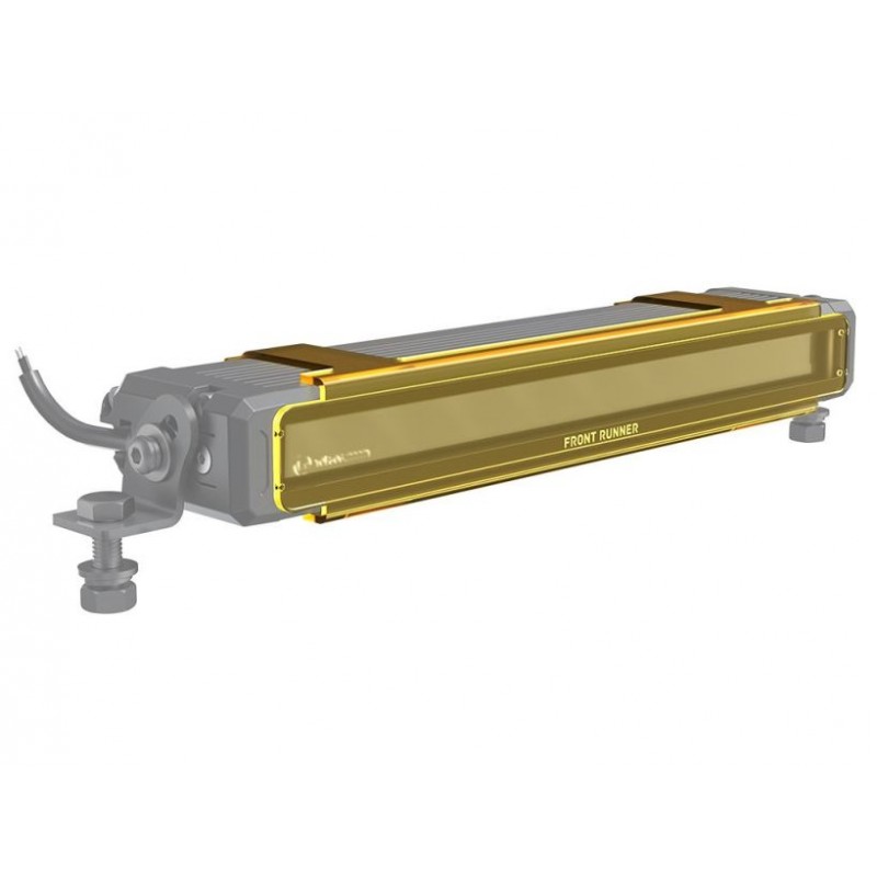 Cache de protection jaune pour barre Leds Front Runner 10" VX250-FL Cache de protection jaune pour barre Leds Front Runner 10" VX250-FL