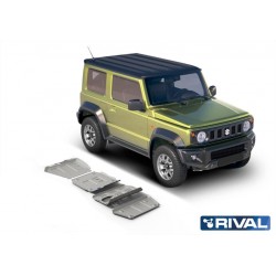 Blindages de protection aluminium Rival pour Suzuki Jimny JL 2018-2022