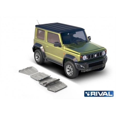 Blindages de protection aluminium Rival pour Suzuki Jimny JL 2018-2022