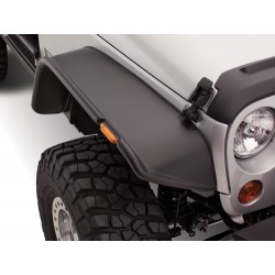 Extensions d'ailes Bushwacker Flat Style Jeep Wrangler JK 2 portes