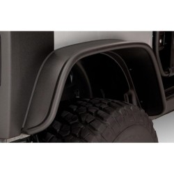 Extensions d'ailes Bushwacker Flat Style Jeep Wrangler JK 2 portes