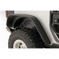 Extensions d'ailes Bushwacker Flat Style Jeep Wrangler JK 2 portes