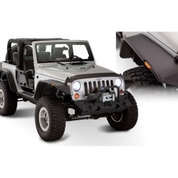 Extensions d'ailes Bushwacker Flat Style Jeep Wrangler JK 2 portes