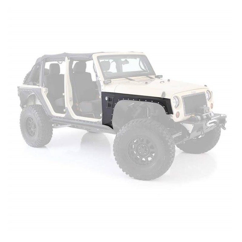 Ailes avant acier XRC Armor Smittybilt Jeep Wrangler JK 2007-2017 Ailes avant acier XRC Armor Smittybilt Jeep Wrangler JK 2007-2017