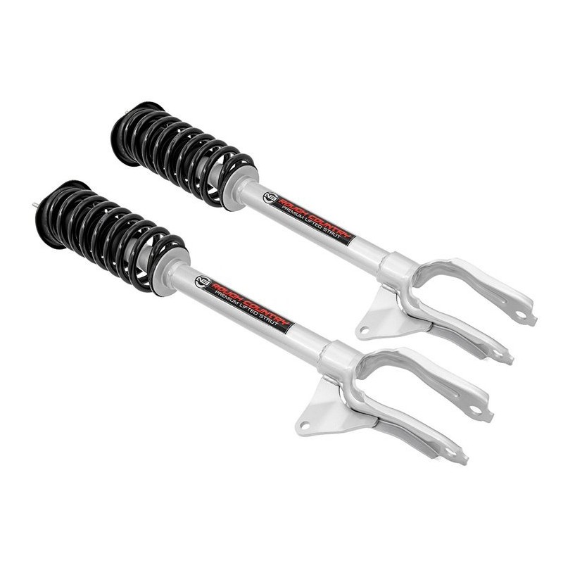 Combinés ressorts/amortisseurs avant Rough Country N3 Premium pour Jeep Grand Cherkee WK2 Combinés ressorts/amortisseurs avant Rough Country N3 Premium pour Jeep Grand Cherkee WK2