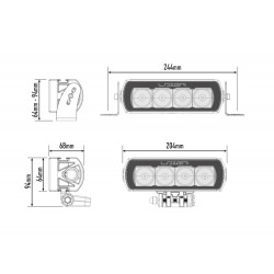 Barre LED Lazer Lamps ST-4 Evolution