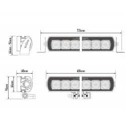 Barre LED Lazer Lamps T-16 Evolution