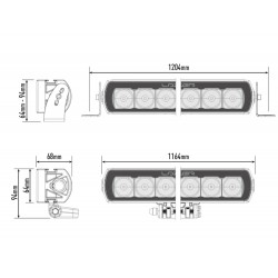 Barre LED Lazer Lamps T-28 Evolution