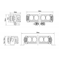 Barre LED Lazerlamps Triple-R4 750 Gen 2 Elite