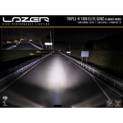 Barre LED Lazerlamps Triple-R8 1000 Gen 2 Elite