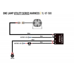 Kit de câblage Lazerlamps pour phares de travail Utility Series