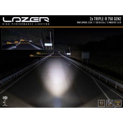 Kit intégration sur calandre d'origine Barres LED Lazer Ford Ranger 2016-2018