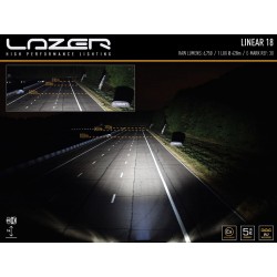 Kit intégration sur calandre d'origine Barre LED Lazer Linear-18 Land Rover Defender 2020+