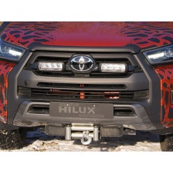 Kit intégration sur calandre d'origine barres leds Lazer Triple-R 750 pour Toyota Hilux Invincible X 2021+