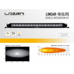 Kit intégration sur calandre d'origine Barre LED Linear-18 Mitsubishi L200 2015-2023