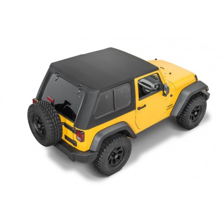 Bâche Bestop Trektop Pro 2.0 Black Twill Jeep Wrangler JK 2 portes