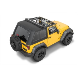 Bâche Bestop Trektop Pro 2.0 Black Twill Jeep Wrangler JK 2 portes