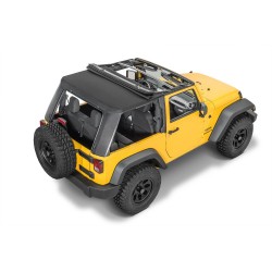 Bâche Bestop Trektop Pro 2.0 Black Twill Jeep Wrangler JK 2 portes