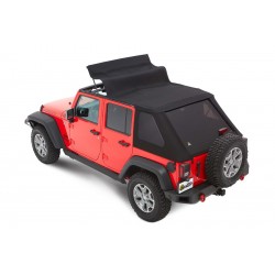 Bâche Terktop NX Plus Bestop Black Diamond Jeep Wrangler JK 4 portes