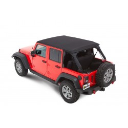 Bâche Terktop NX Plus Bestop Black Diamond Jeep Wrangler JK 4 portes