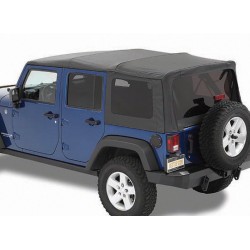 Bâche Supertop NX Bestop Black Diamond Jeep Wrangler JK 4 portes