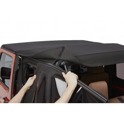 Bâche Trektop NX Glide Bestop Black Diamond Jeep Wrangler JK 4 portes