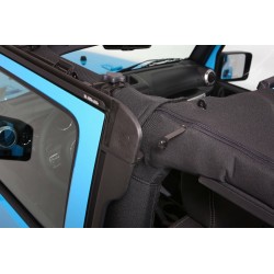 Trektop NX Plus Black Twill Bestop Jeep Wrangler JK 2 portes