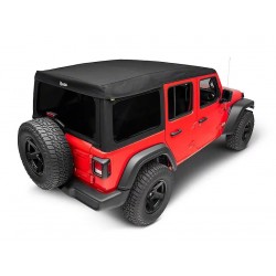 Bâche Supertop Ultra Black Twill Bestop Jeep Wrangler JL 4 portes