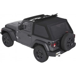 Trektop NX Glide Black Twill Bestop Jeep Wrangler JL 2 portes