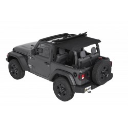 Trektop NX Glide Black Twill Bestop Jeep Wrangler JL 2 portes