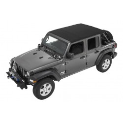 Bâche Trektop NX Bestop Black Diamond Jeep Wrangler JL 4 portes