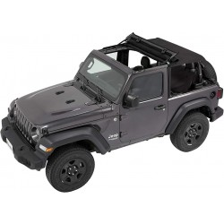 Bâche Trektop NX Bestop Black Diamond Jeep Wrangler JL 2 portes