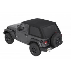 Bâche Trektop NX Bestop Black Diamond Jeep Wrangler JL 2 portes