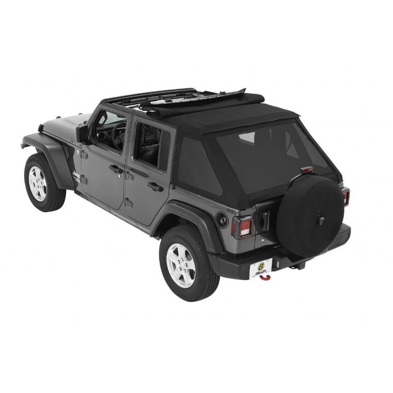 Bâche Trektop NX Bestop Black Twill Jeep Wrangler JL 4 portes Bâche Trektop NX Bestop Black Twill Jeep Wrangler JL 4 portes